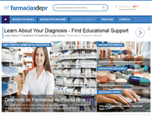 Tablet Screenshot of farmaciasdepr.com
